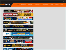 Tablet Screenshot of fastgoal.com